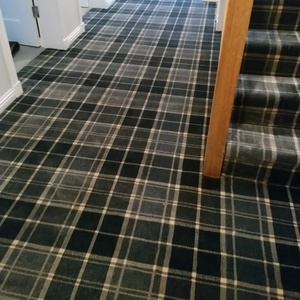 Tartan Carpet In Hallway